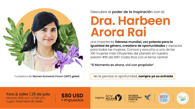 WEF Costa Rica 2023: “El momento es ahora, viví con propósito”